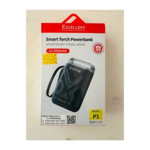 Ecellent 12000MAH Smart Torch Powerbank